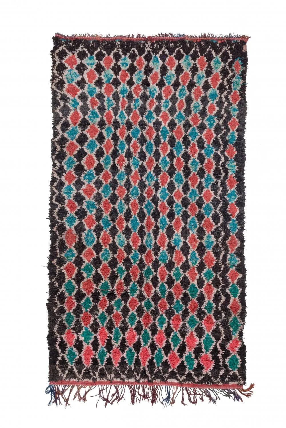Marocký Berberský koberec Boucherouite 395 x 180 cm