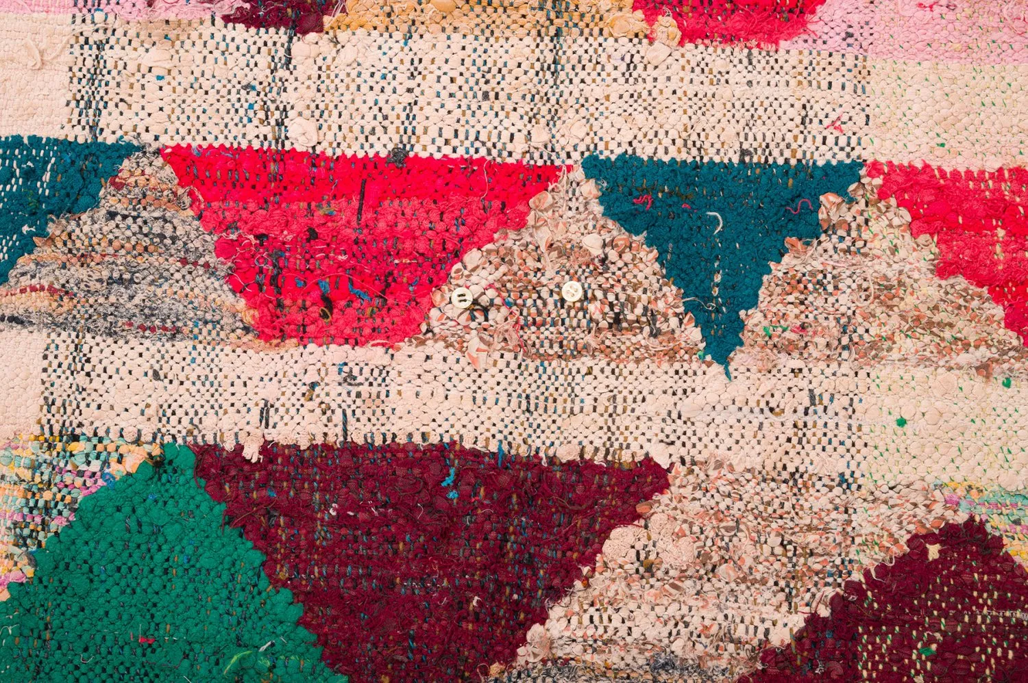 Marocký Berberský koberec Boucherouite 145 x 330 cm