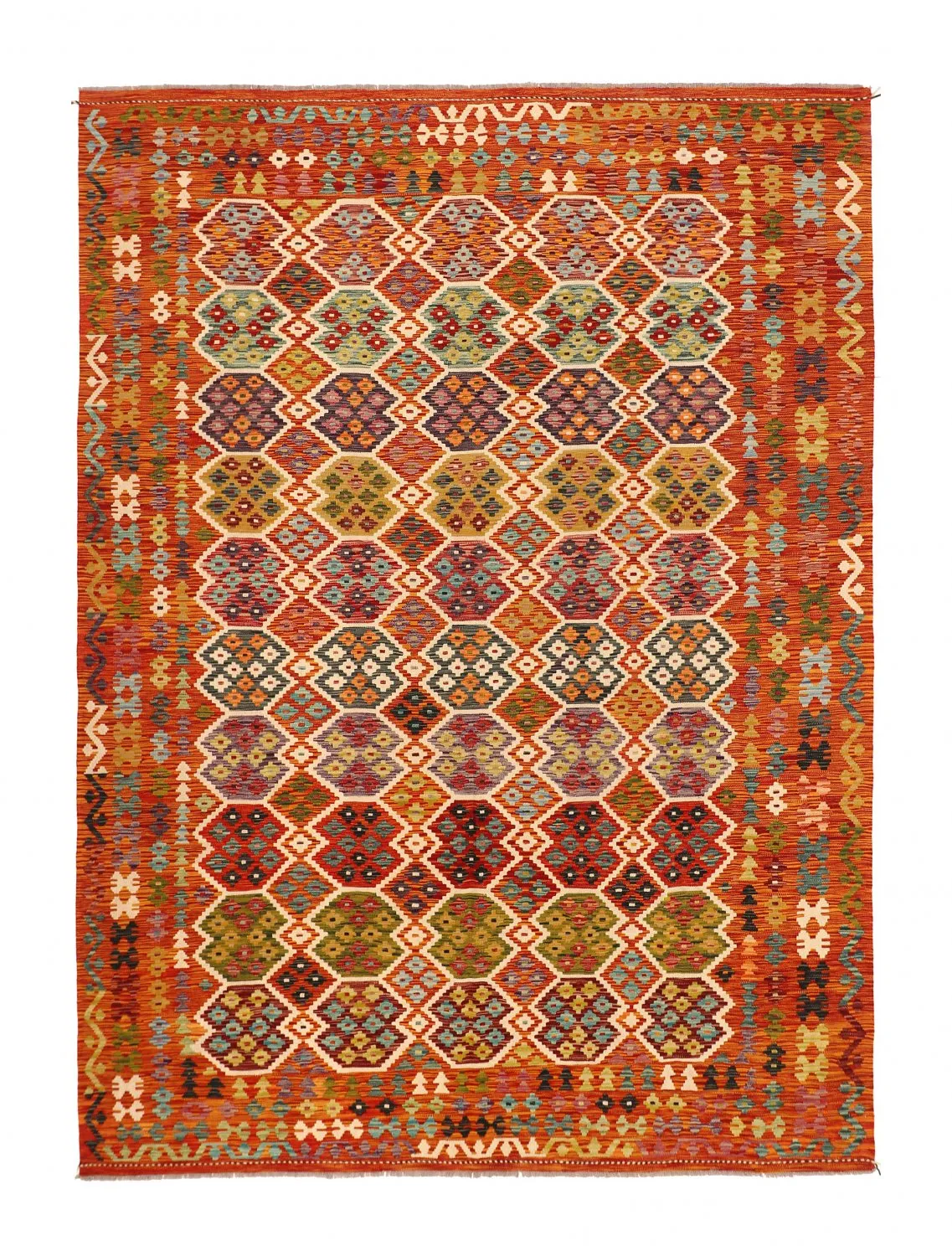 Orientální kilim koberec 342 x 252 cm