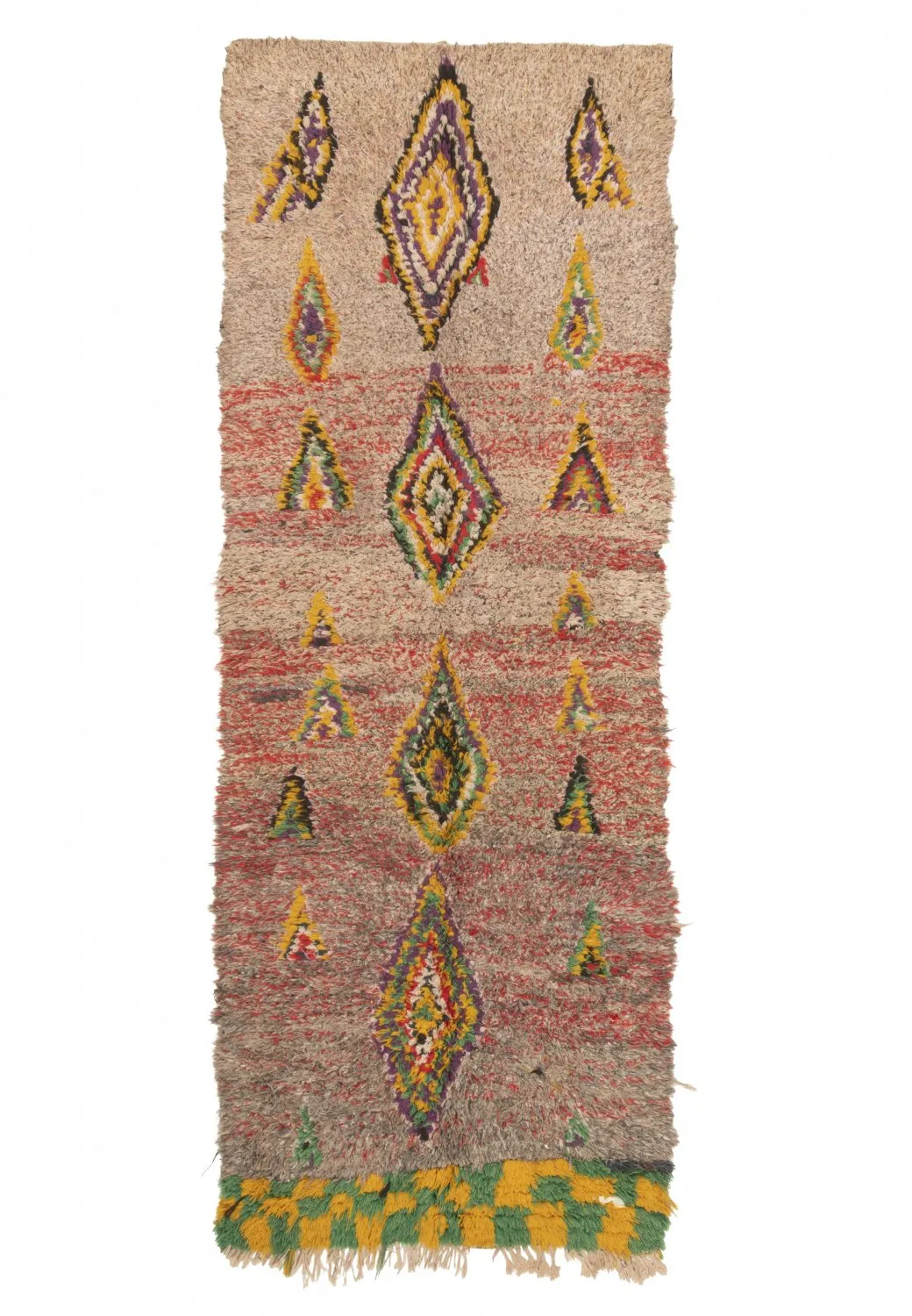 Marocký Berberský koberec Boucherouite 230 x 80 cm