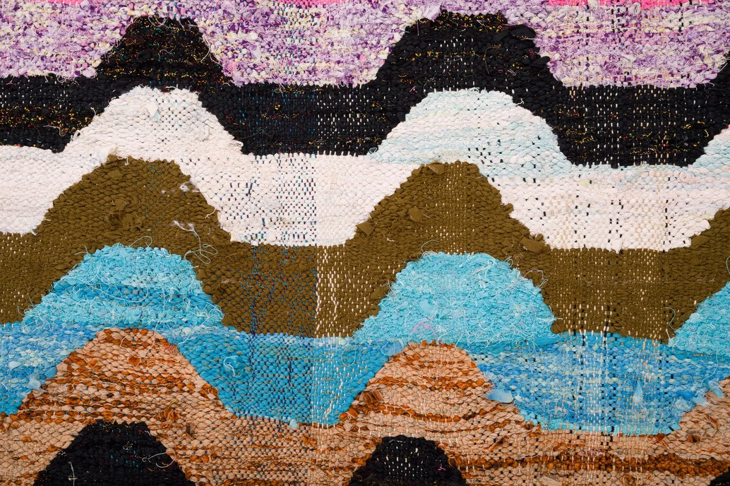Marocký Berberský koberec Boucherouite 140 x 265 cm