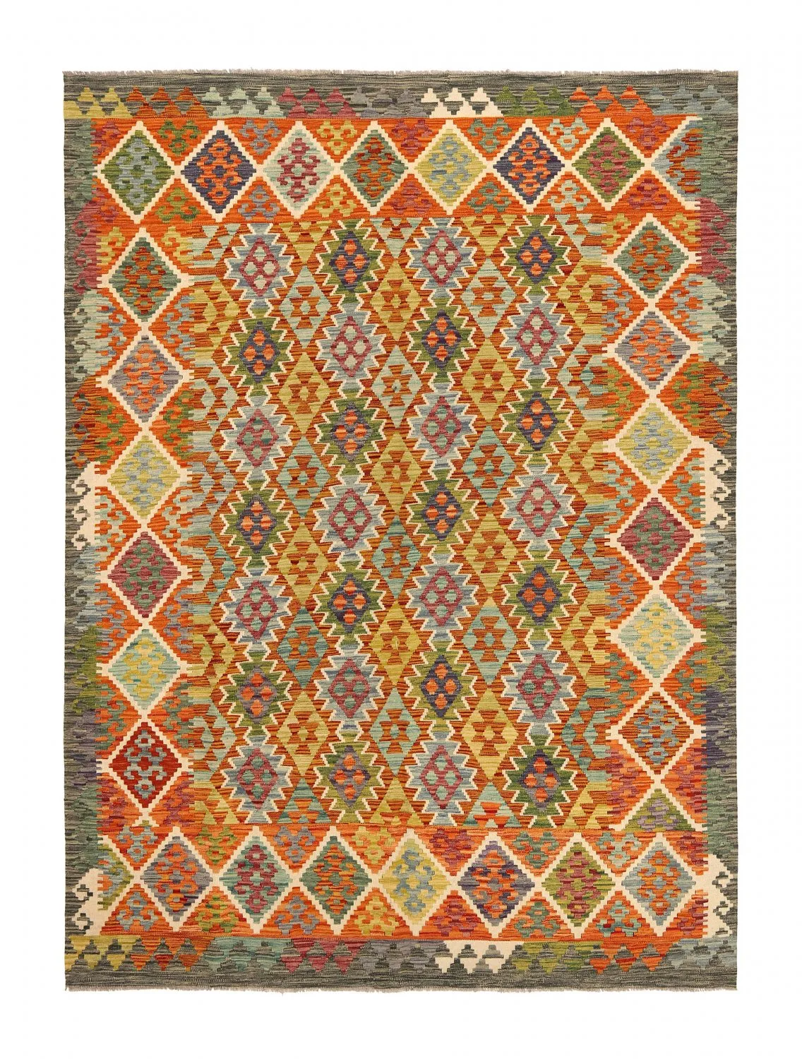 Orientální kilim koberec 284 x 209 cm
