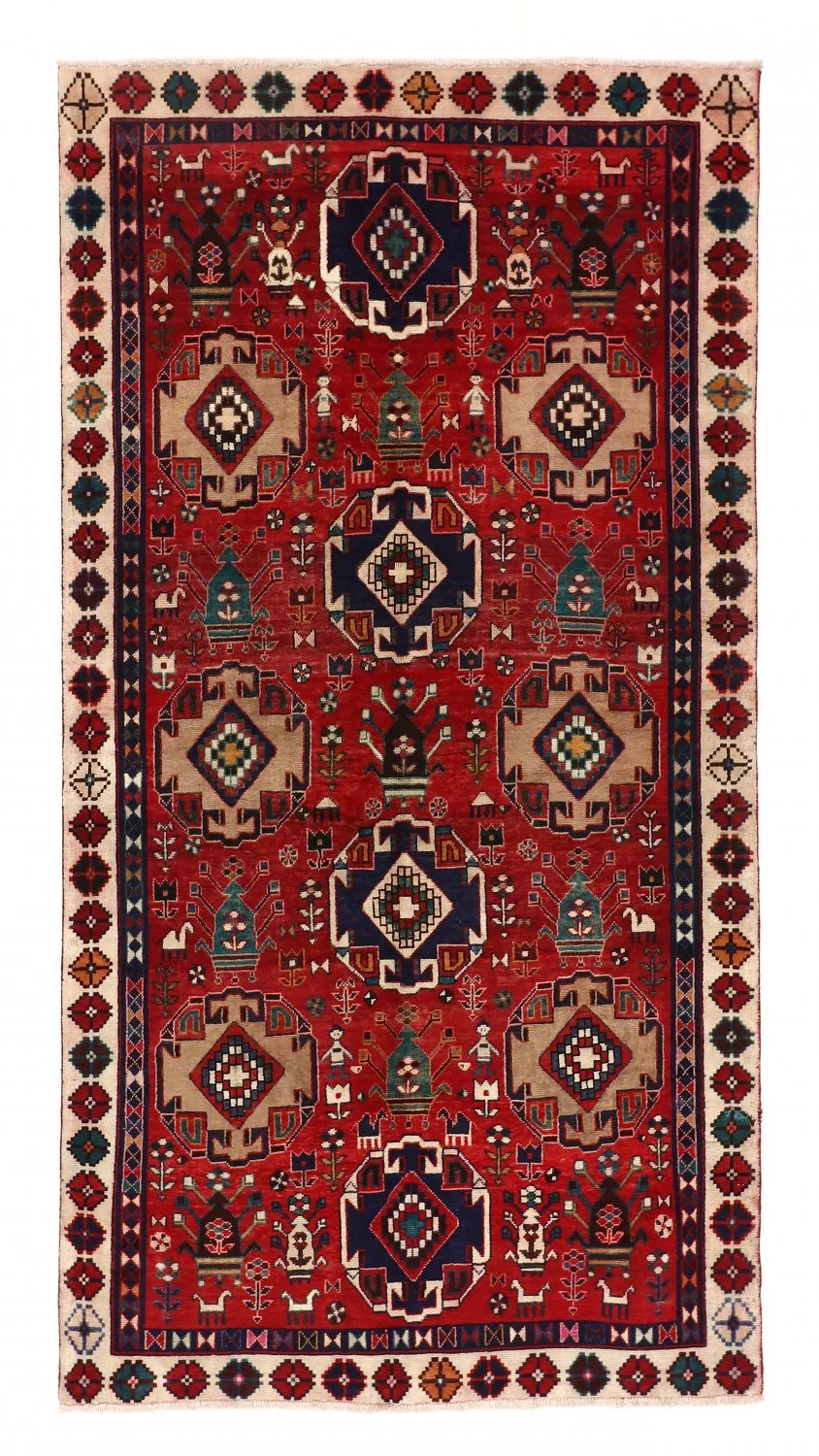 Orientální Koberec Hamedan 280 x 146 cm