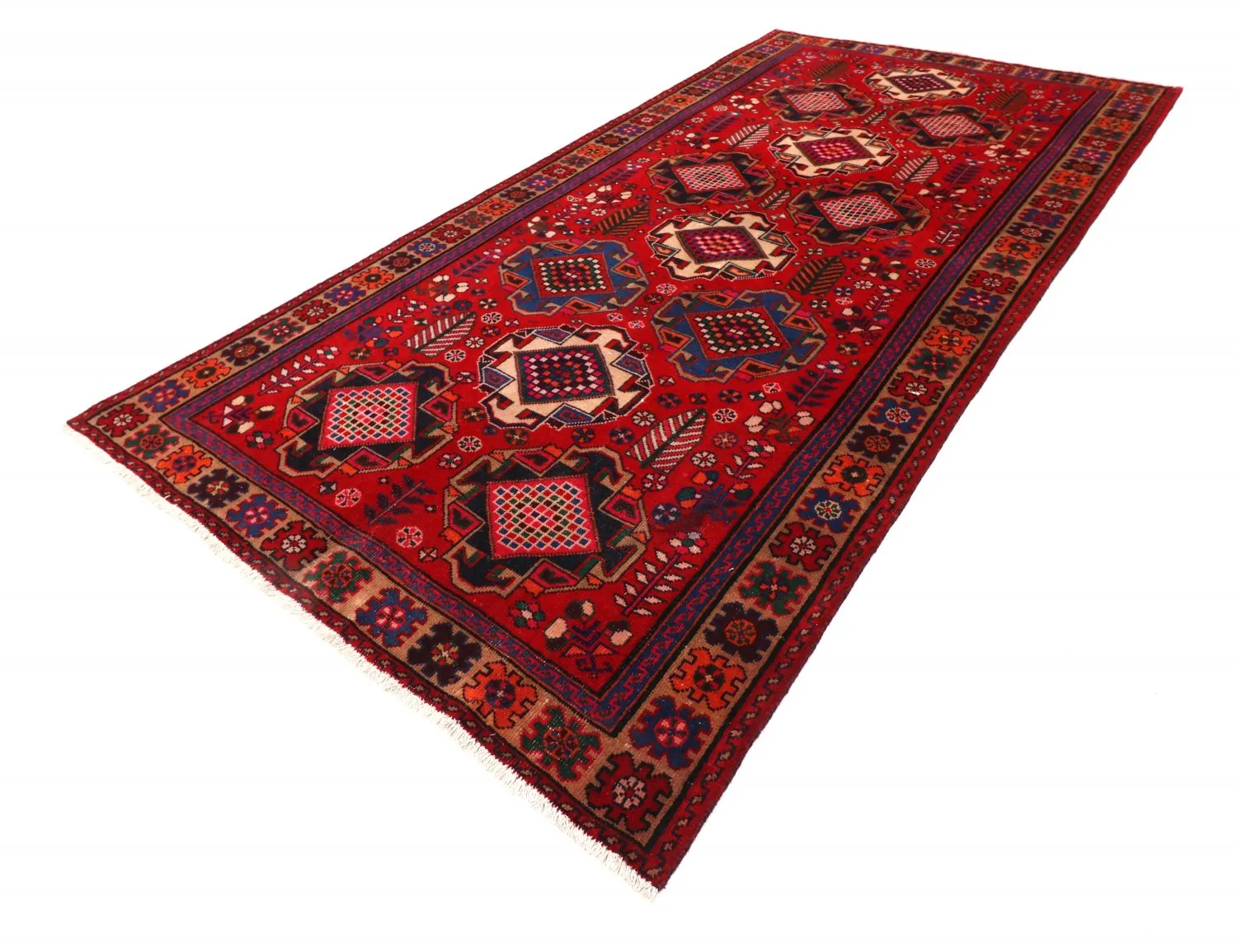 Orientální Koberec Hamedan 289 x 145 cm
