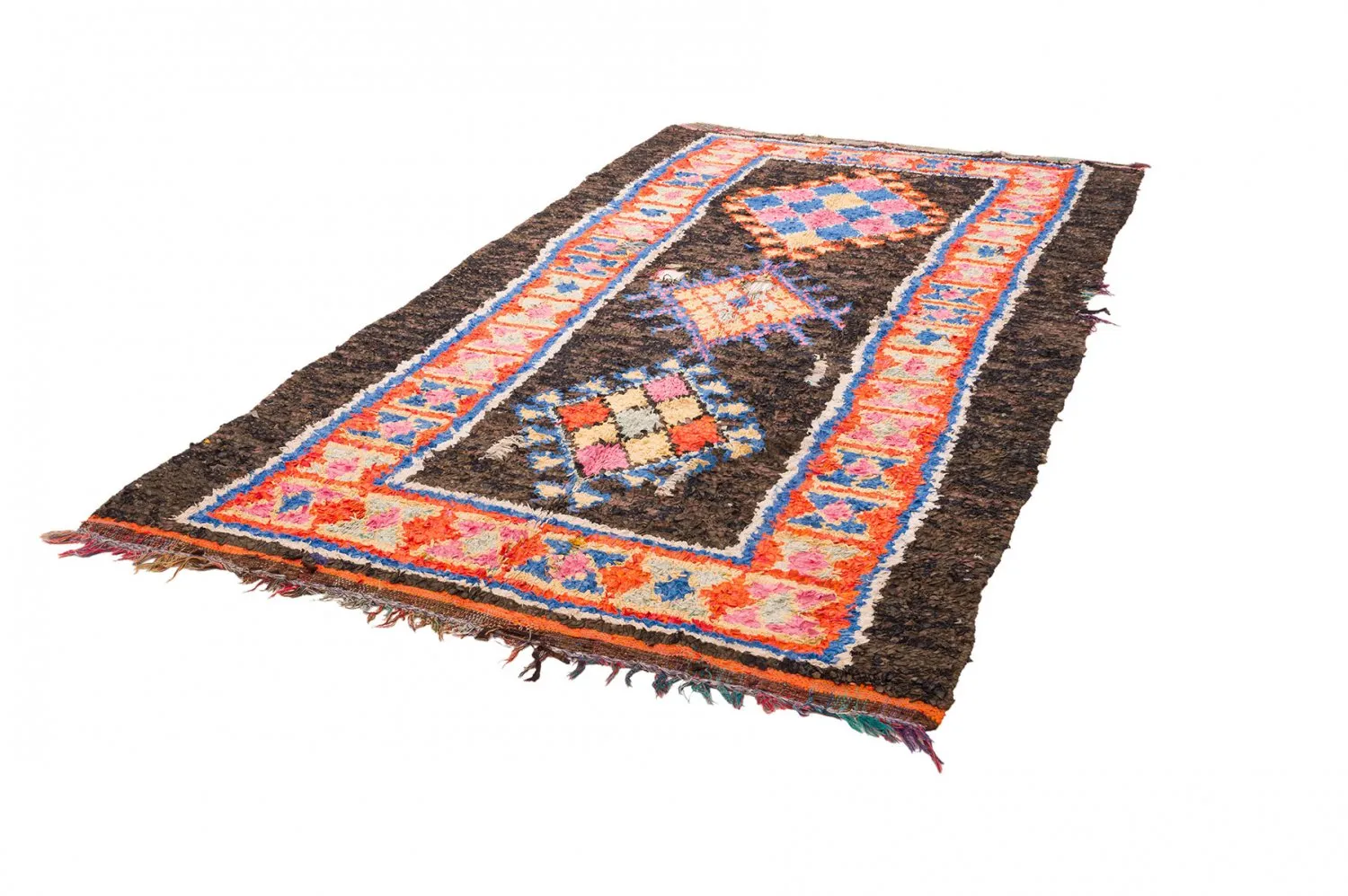 Marocký Berberský koberec Boucherouite 160 x 310 cm