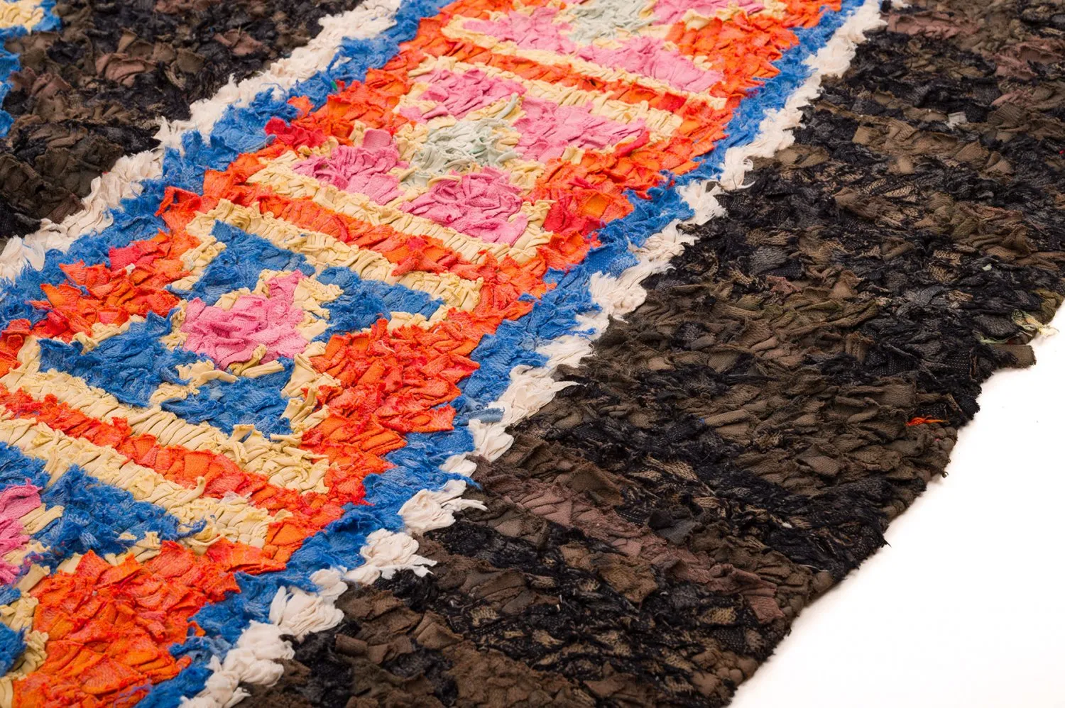 Marocký Berberský koberec Boucherouite 160 x 310 cm