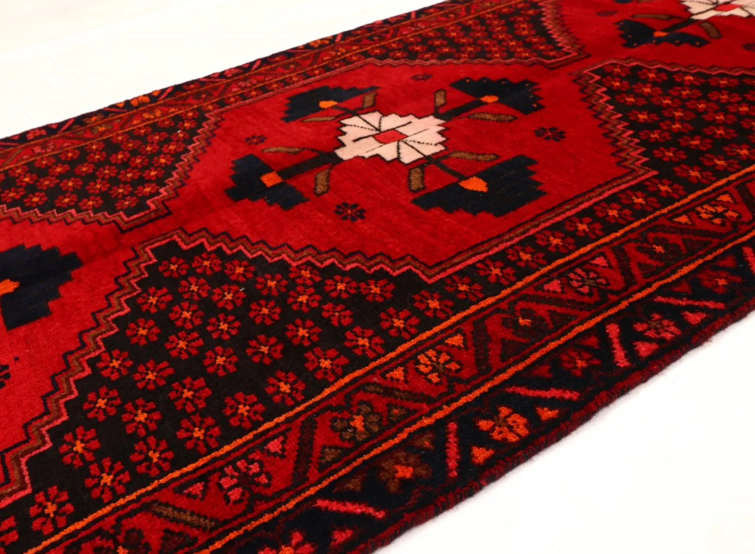 Orientální Koberec Hamedan 291 x 101 cm