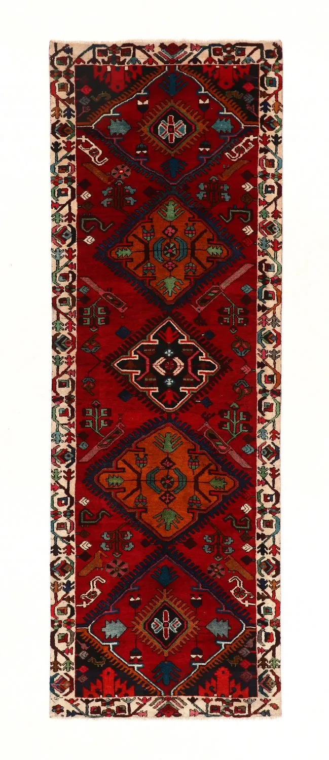 Orientální Koberec Hamedan 307 x 104 cm
