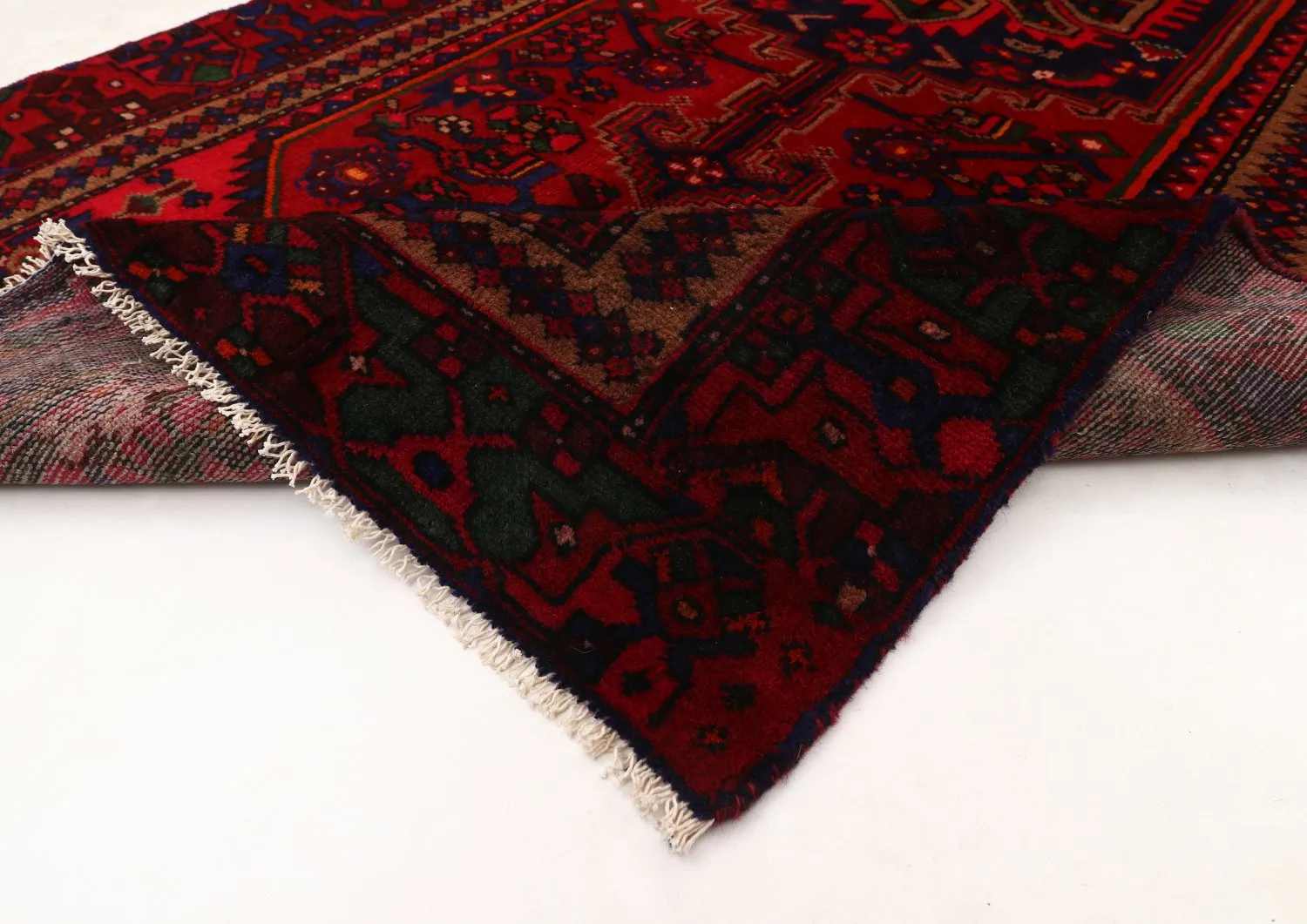 Orientální Koberec Hamedan 301 x 113 cm