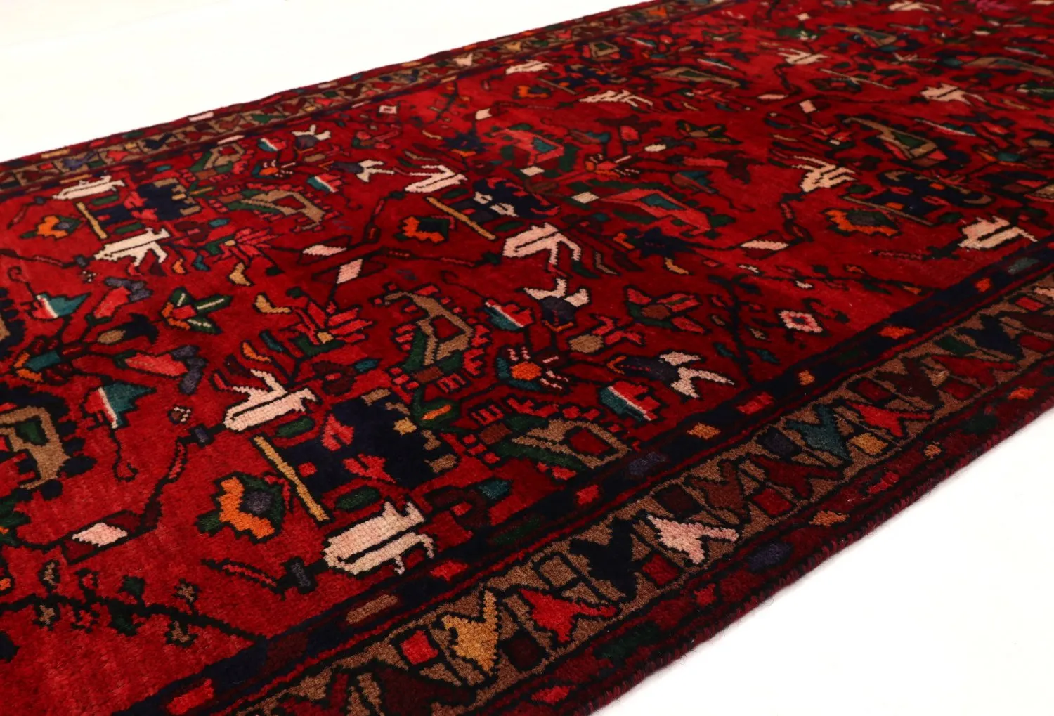 Orientální Koberec Hamedan 302 x 104 cm