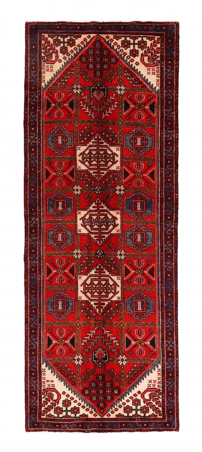 Orientální Koberec Hamedan 312 x 116 cm