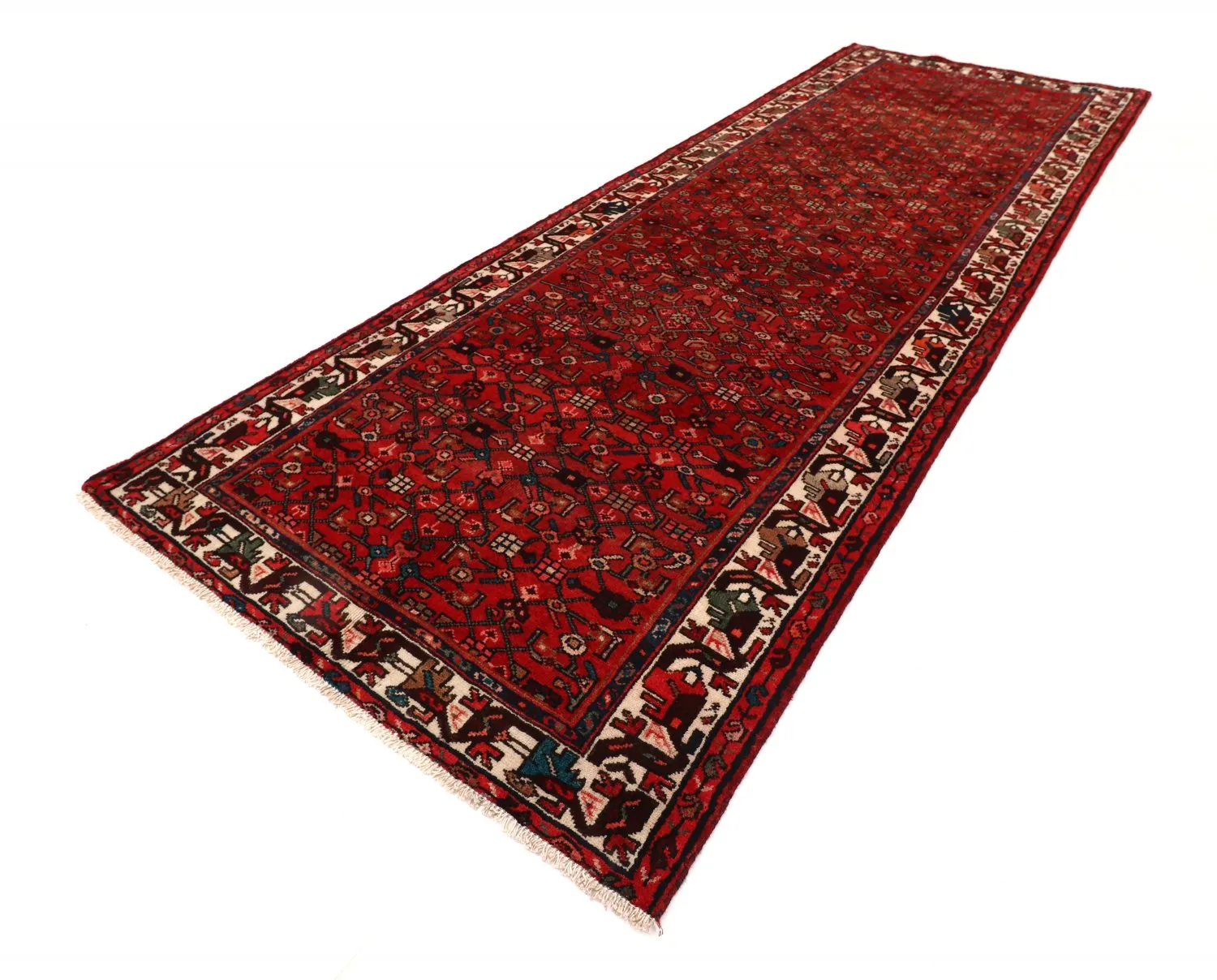 Orientální Koberec Hamedan 311 x 109 cm