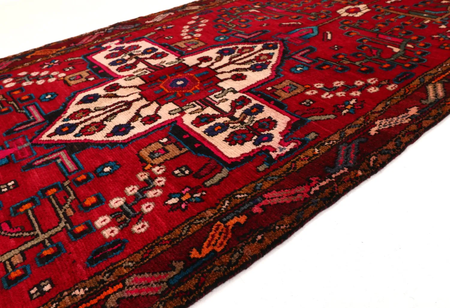 Orientální Koberec Hamedan 312 x 111 cm
