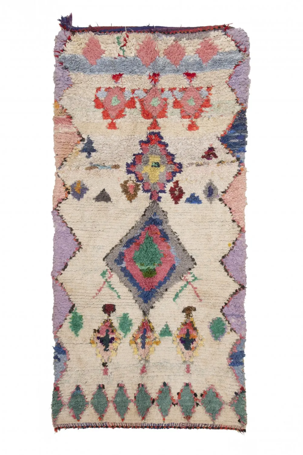 Marocký Berberský koberec Boucherouite 240 x 110 cm