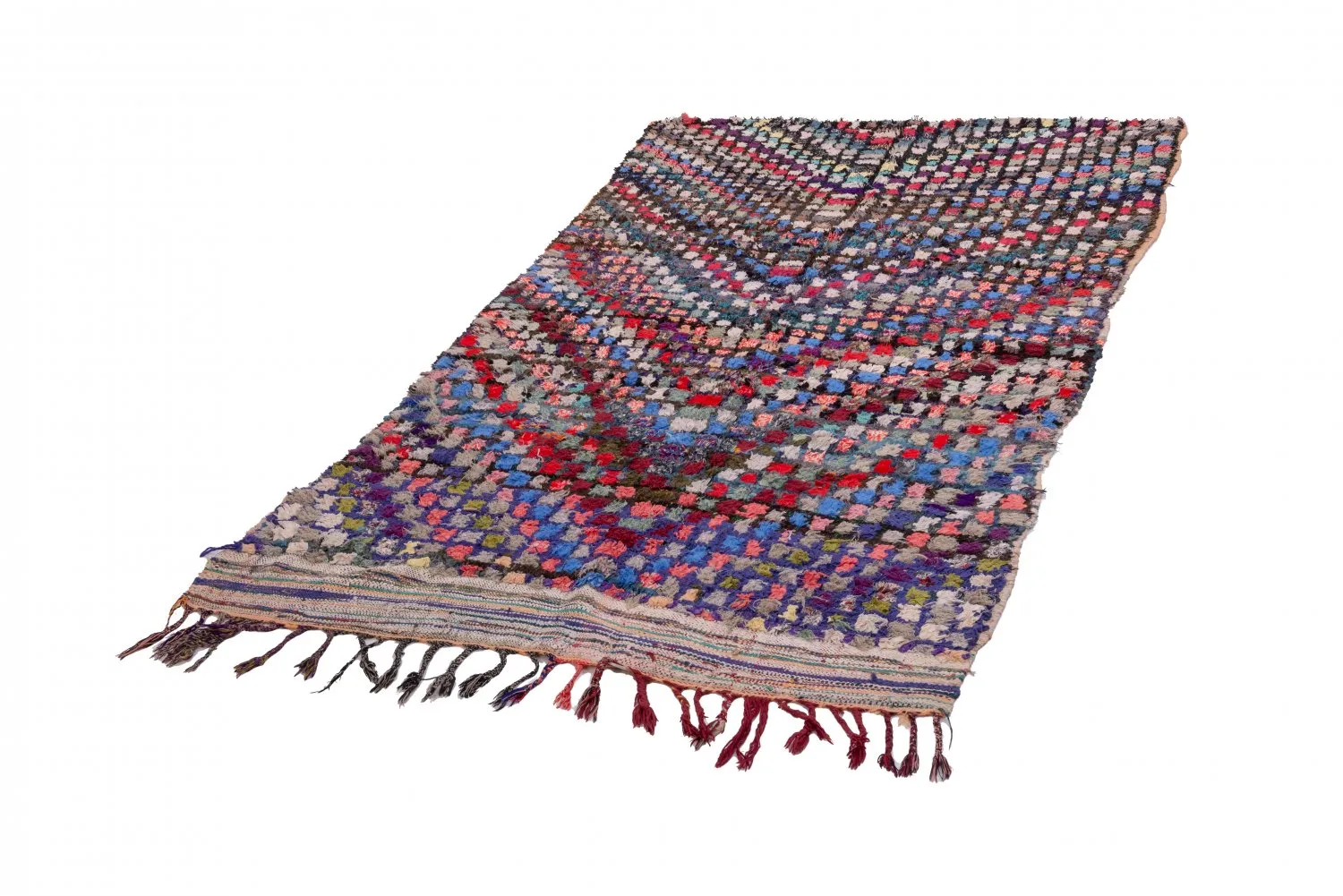 Marocký Berberský koberec Boucherouite 230 x 125 cm