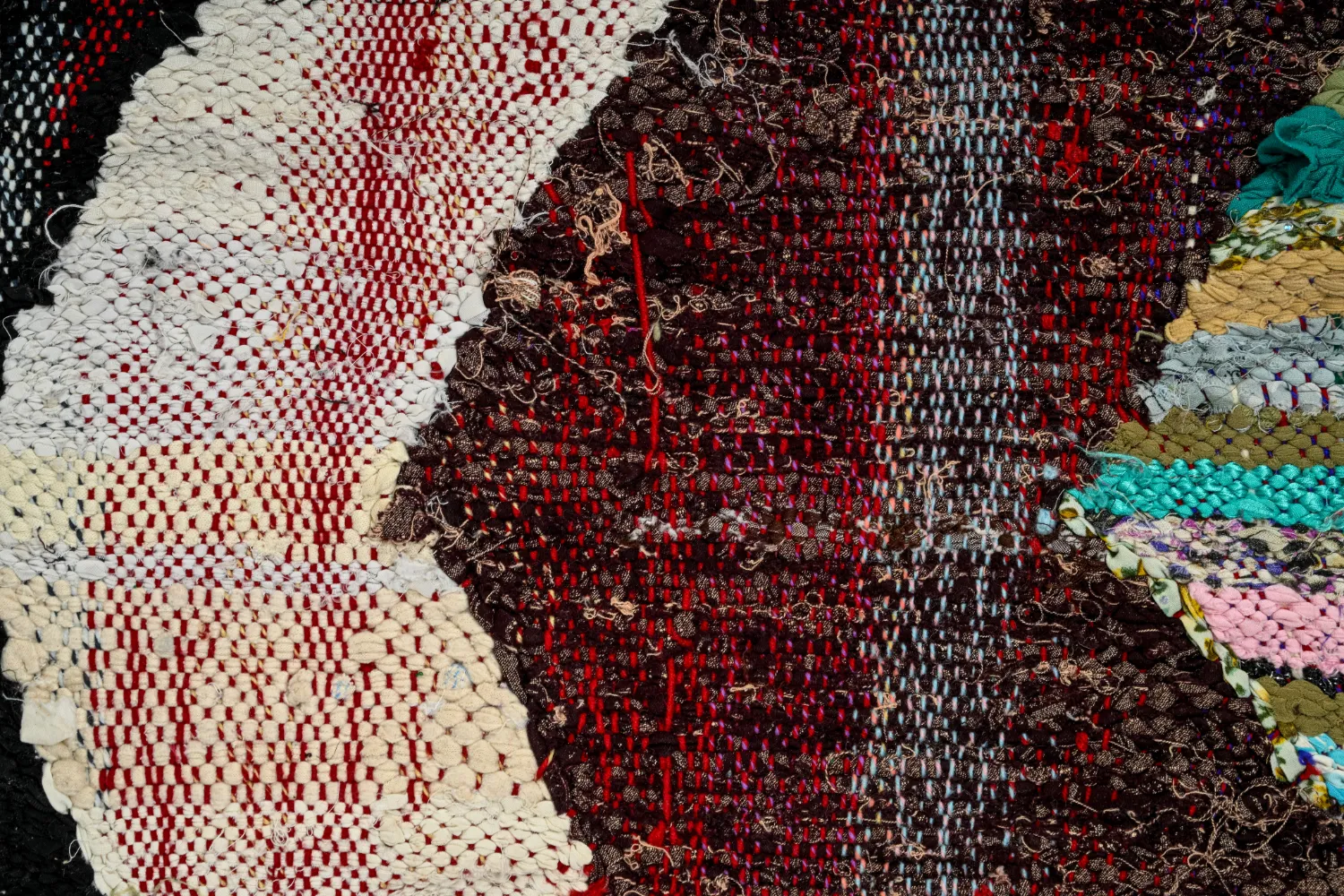 Marocký Berberský koberec Boucherouite 140 x 230 cm