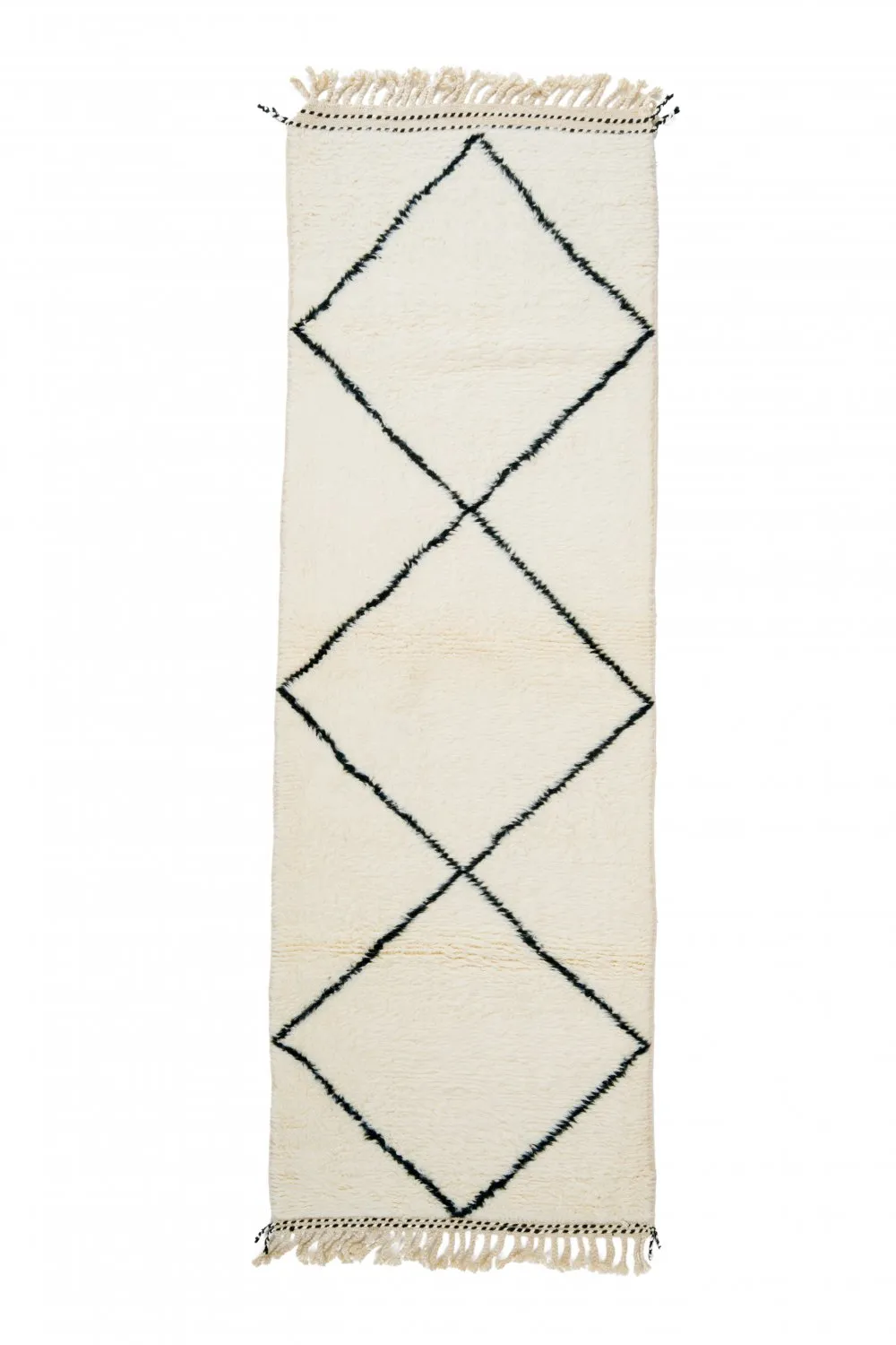 Kilim Marocký Berberský koberec Beni Ourain 285 x 95 cm