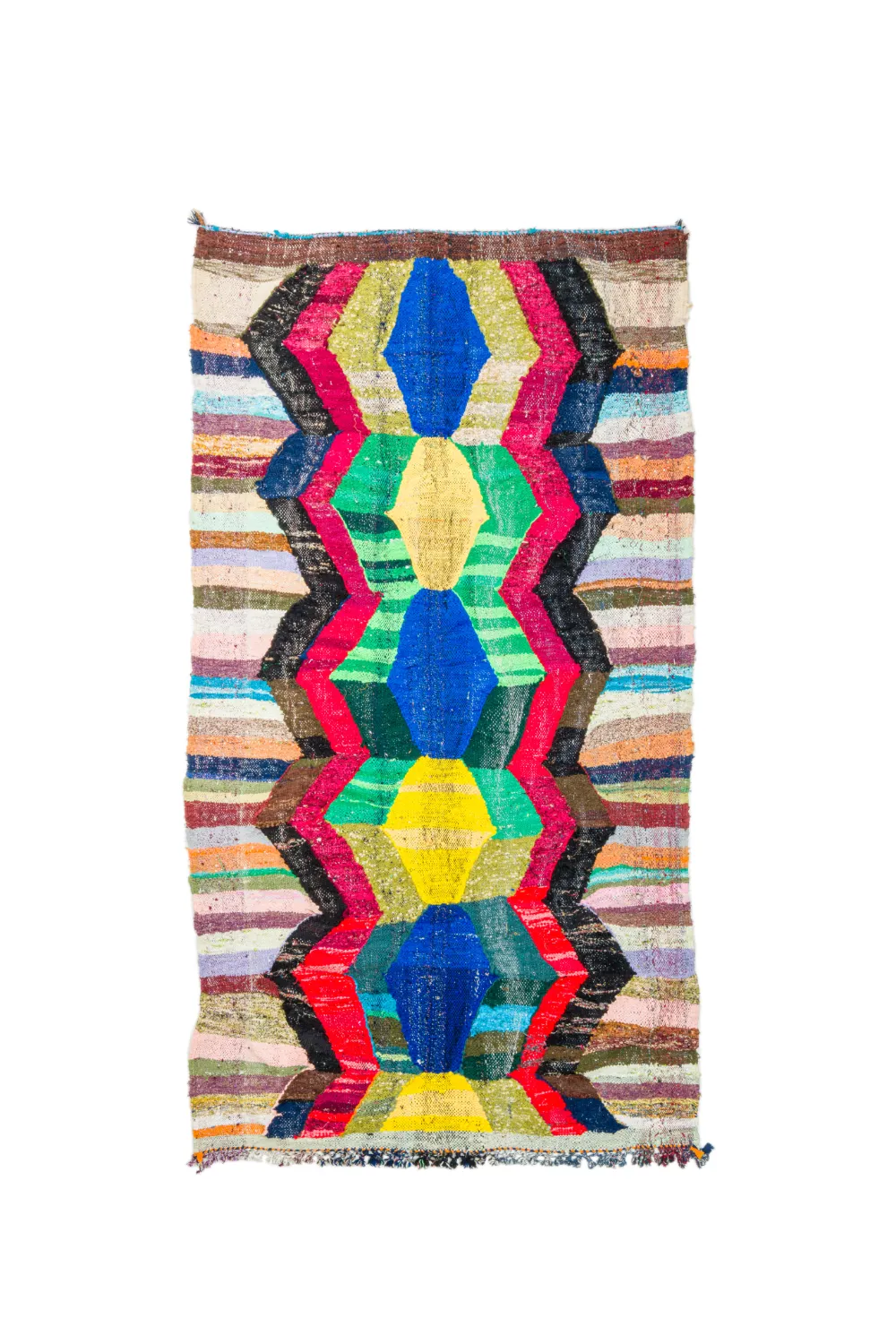 Marocký Berberský koberec Boucherouite 150 x 275 cm