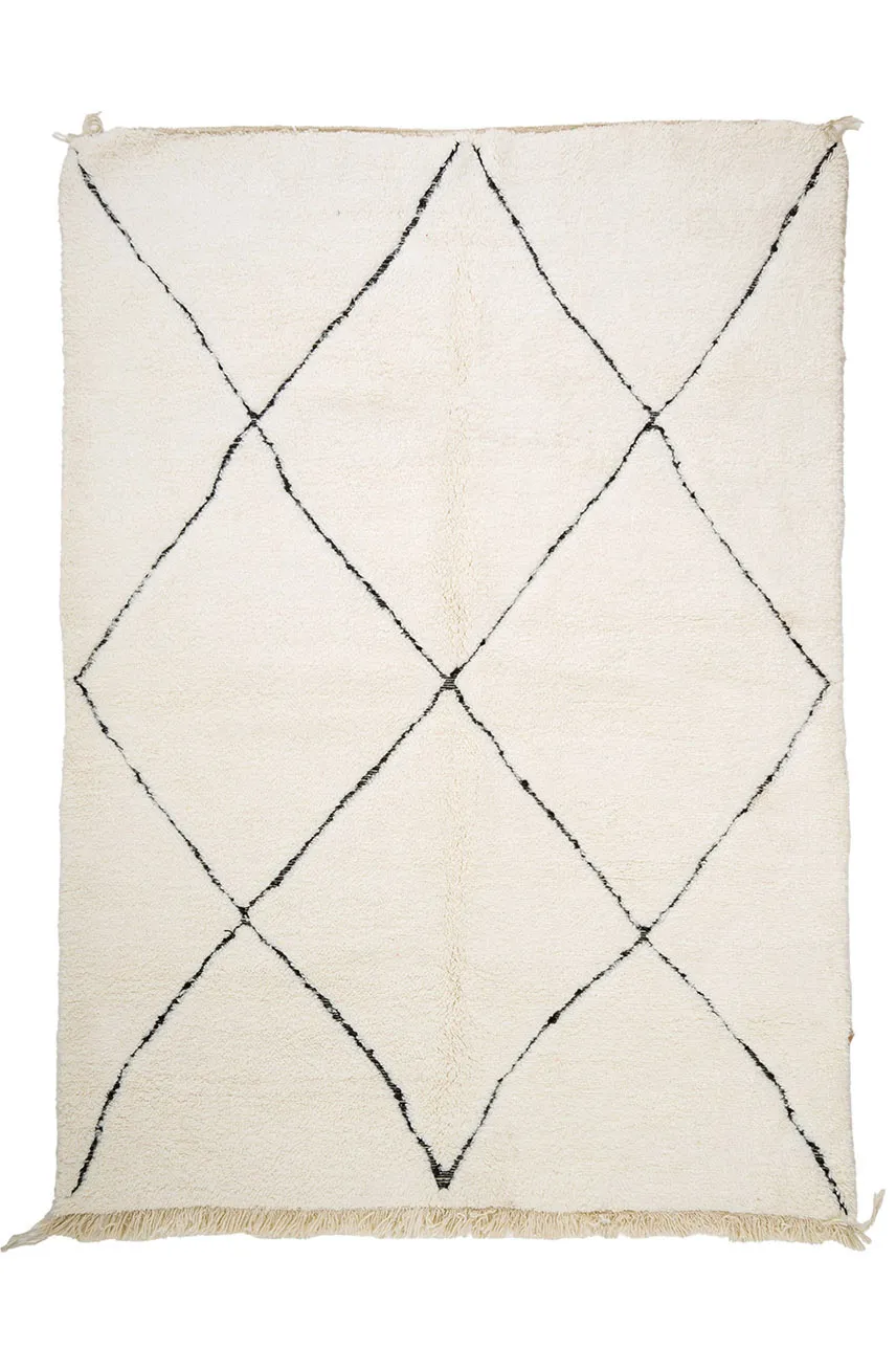 Kilim Marocký Berberský koberec Beni Ourain 205 x 290 cm