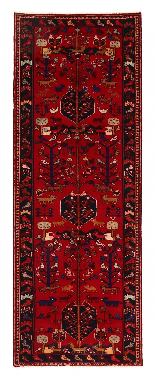 Orientální Koberec Hamedan 297 x 108 cm
