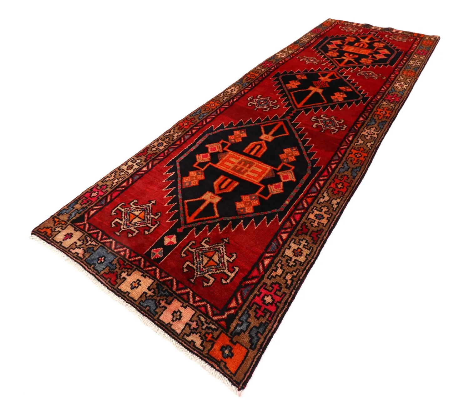 Orientální Koberec Hamedan 297 x 101 cm
