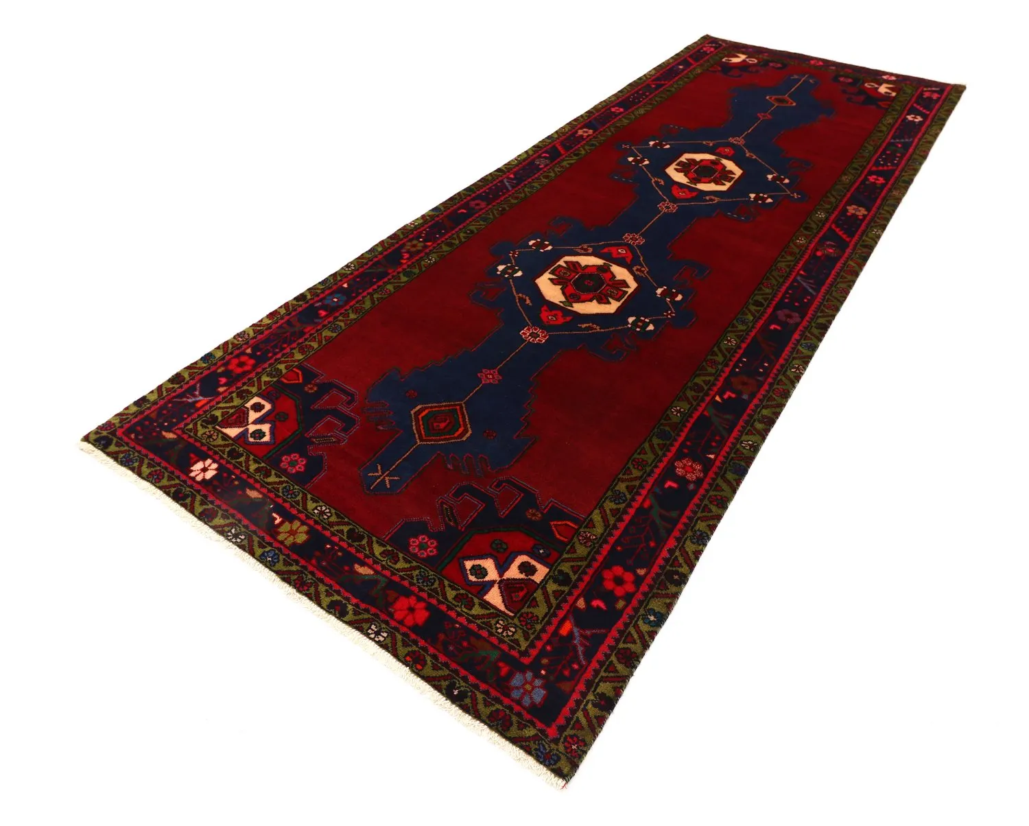 Orientální Koberec Hamedan 292 x 106 cm