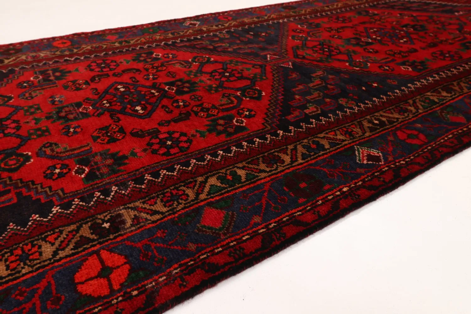 Orientální Koberec Hamedan 298 x 102 cm