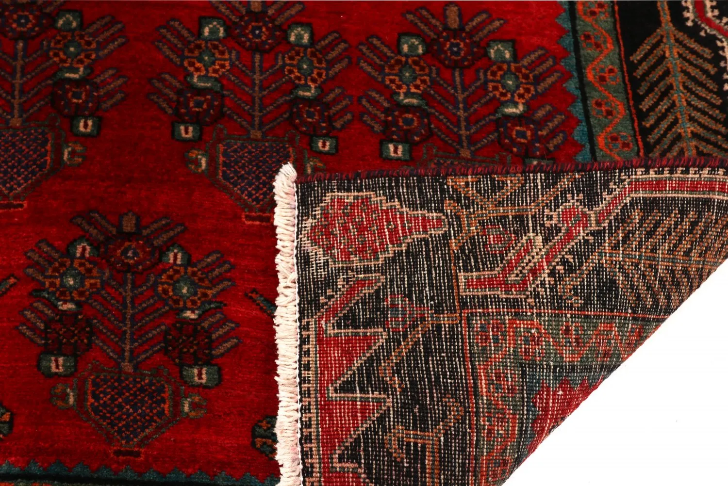 Orientální Koberec Hamedan 297 x 116 cm