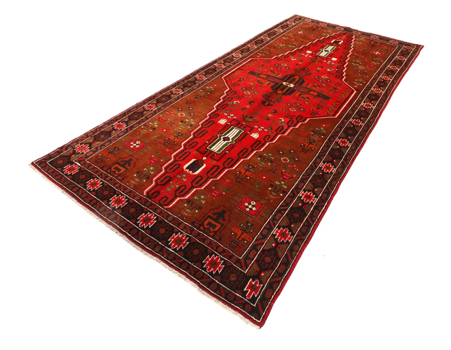 Orientální Koberec Hamedan 297 x 131 cm