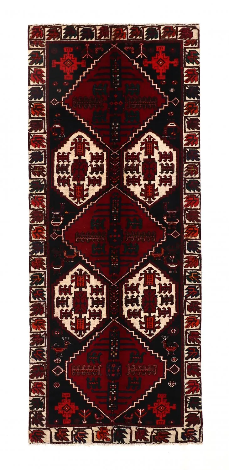 Orientální Koberec Hamedan 275 x 112 cm