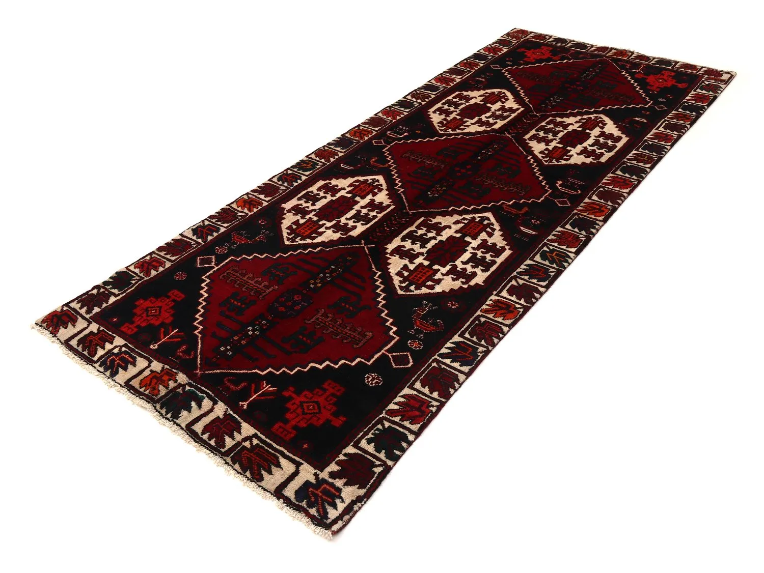 Orientální Koberec Hamedan 275 x 112 cm