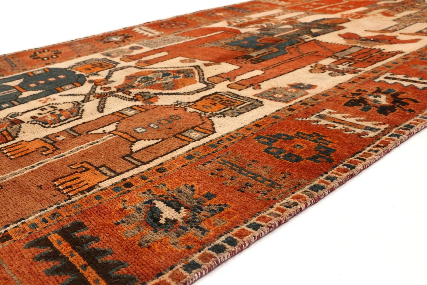 Orientální Koberec Hamedan 405 x 138 cm