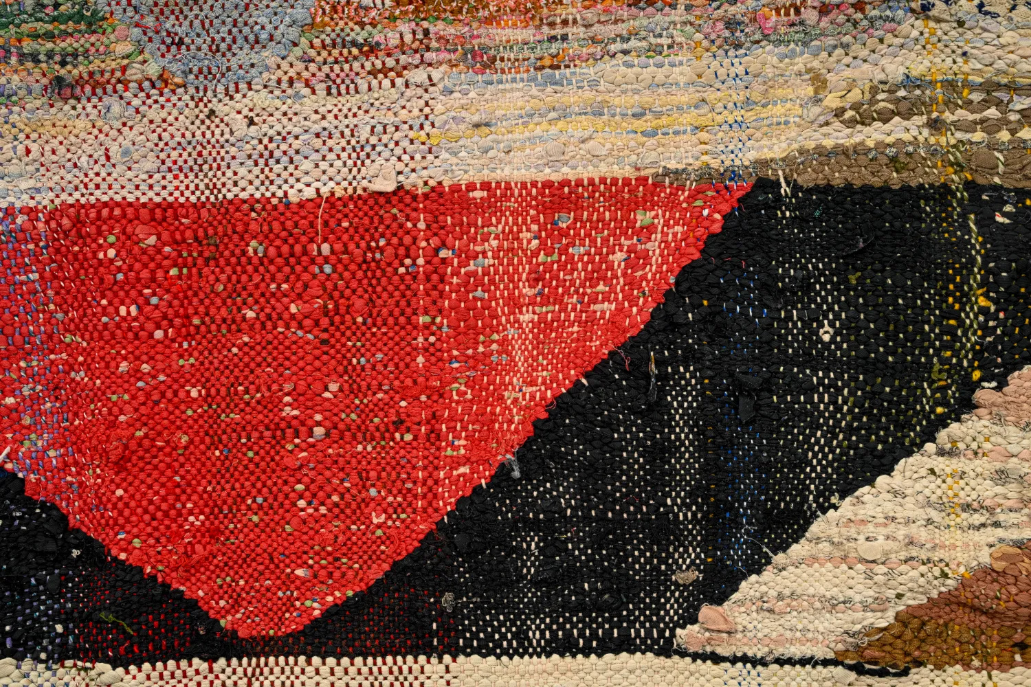 Marocký Berberský koberec Boucherouite 165 x 350 cm