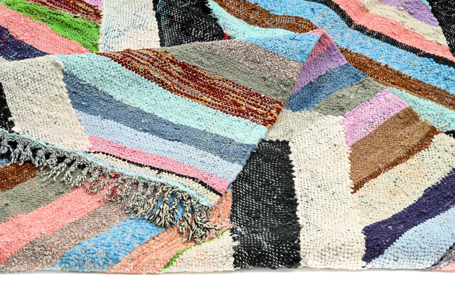Marocký Berberský koberec Boucherouite 145 x 245 cm