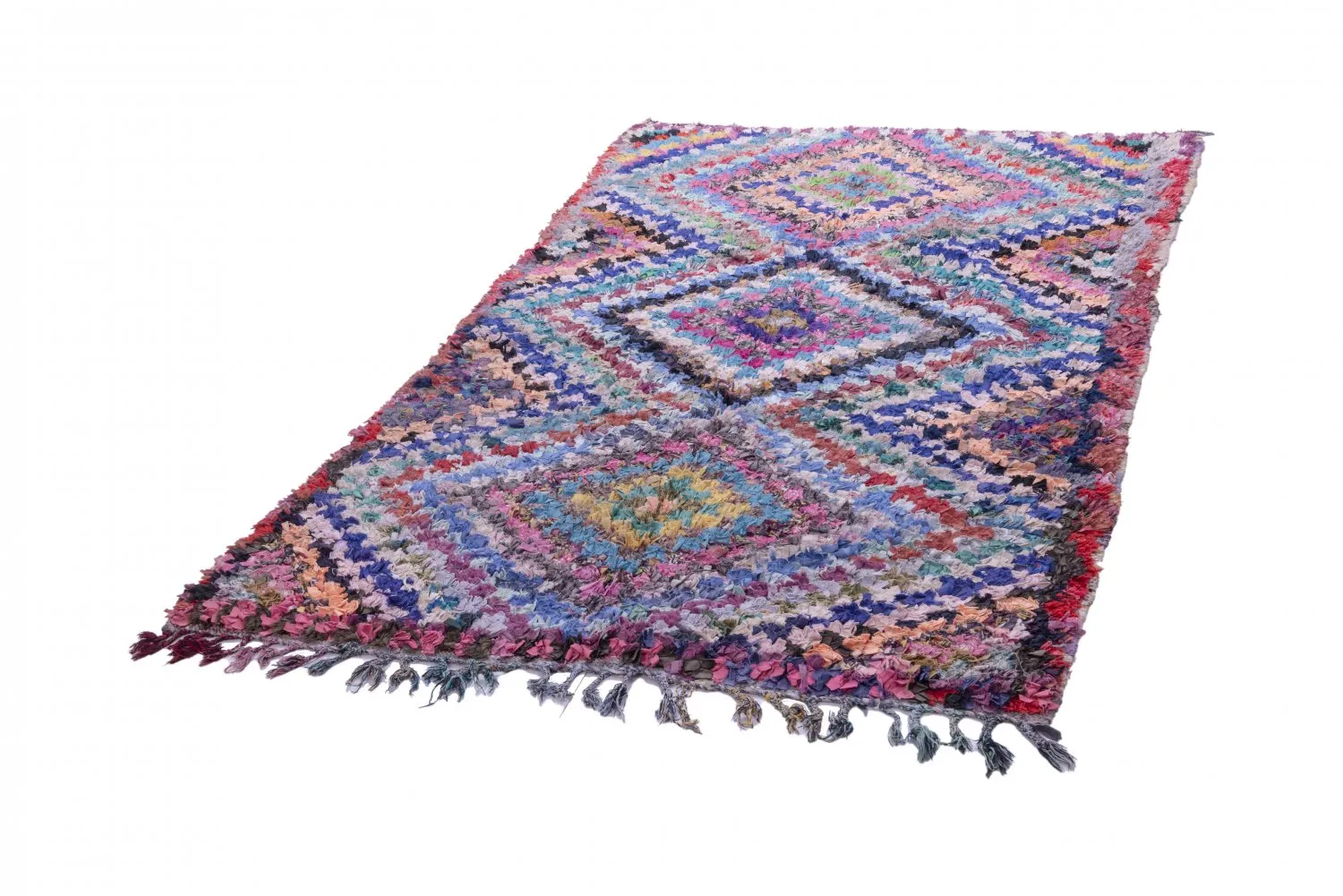 Marocký Berberský koberec Boucherouite 230 x 135 cm