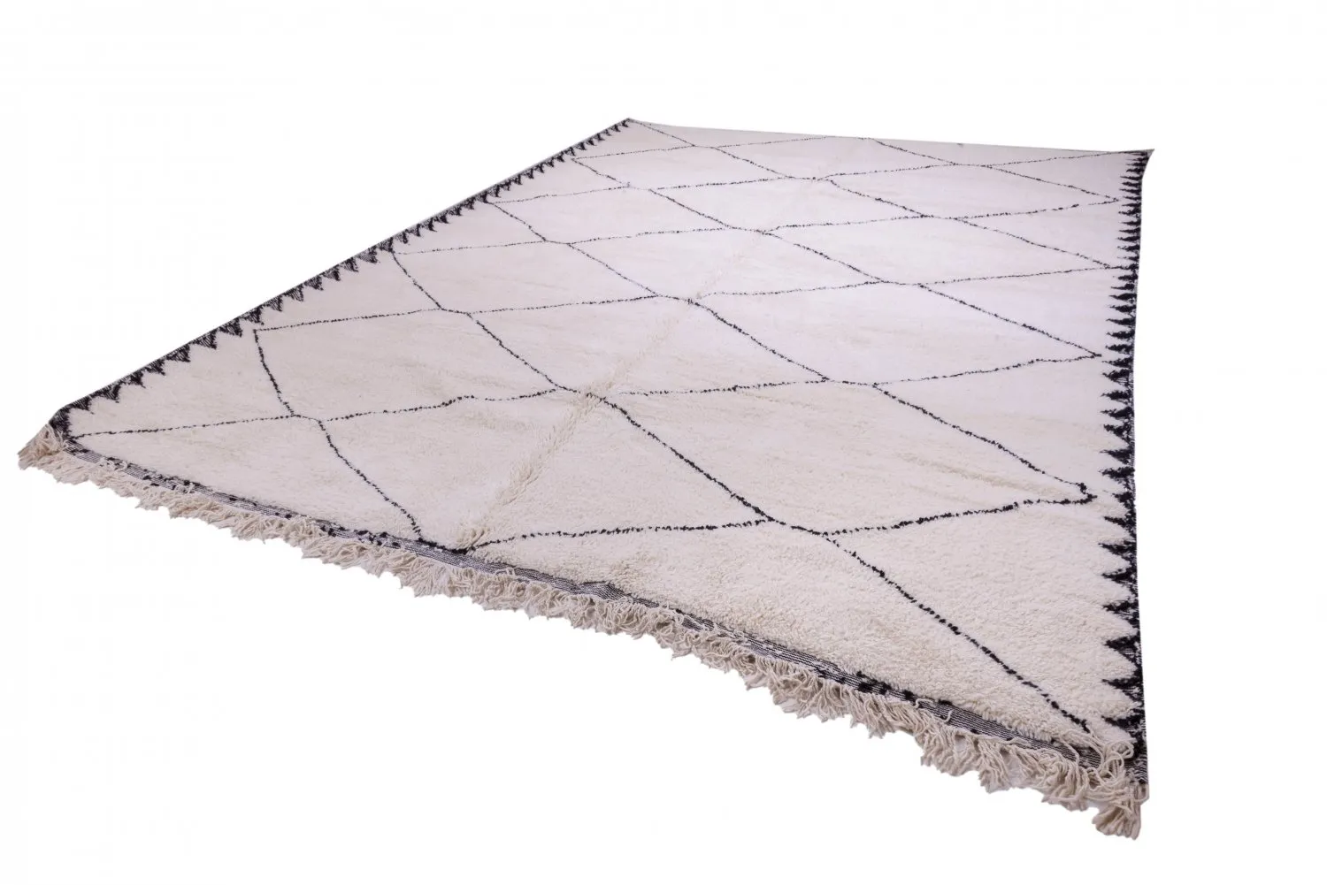 Kilim Marocký Berberský koberec Beni Ourain 405 x 310 cm