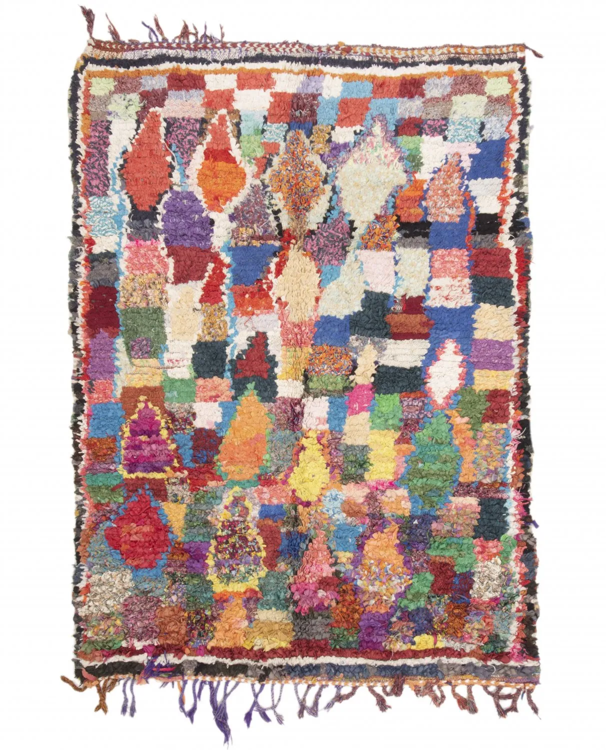 Marocký Berberský koberec Boucherouite 210 x 150 cm