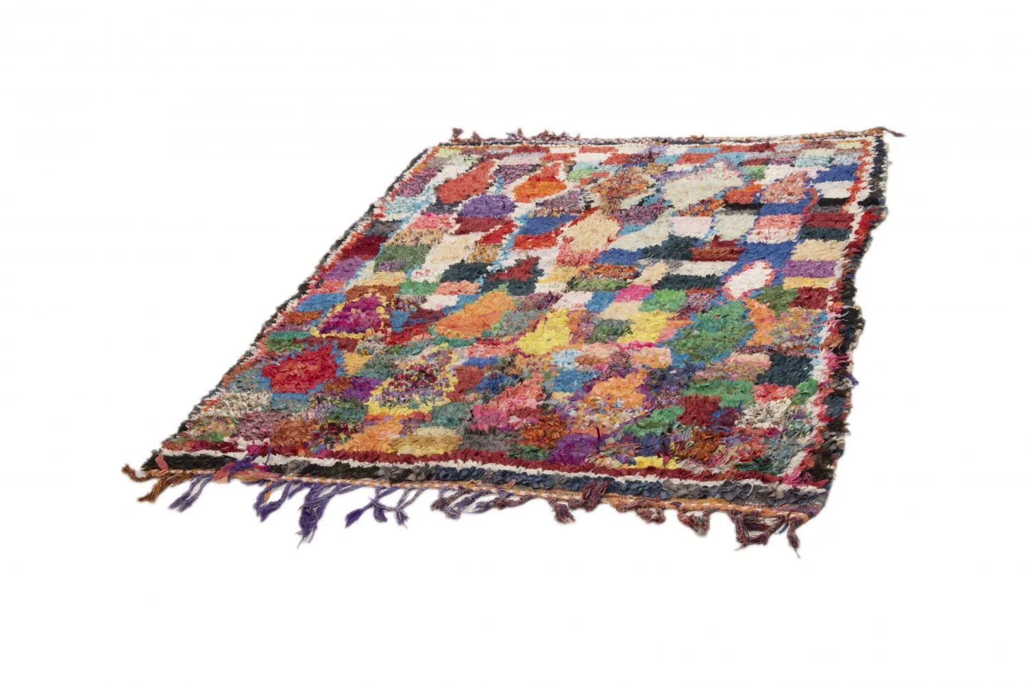 Marocký Berberský koberec Boucherouite 210 x 150 cm