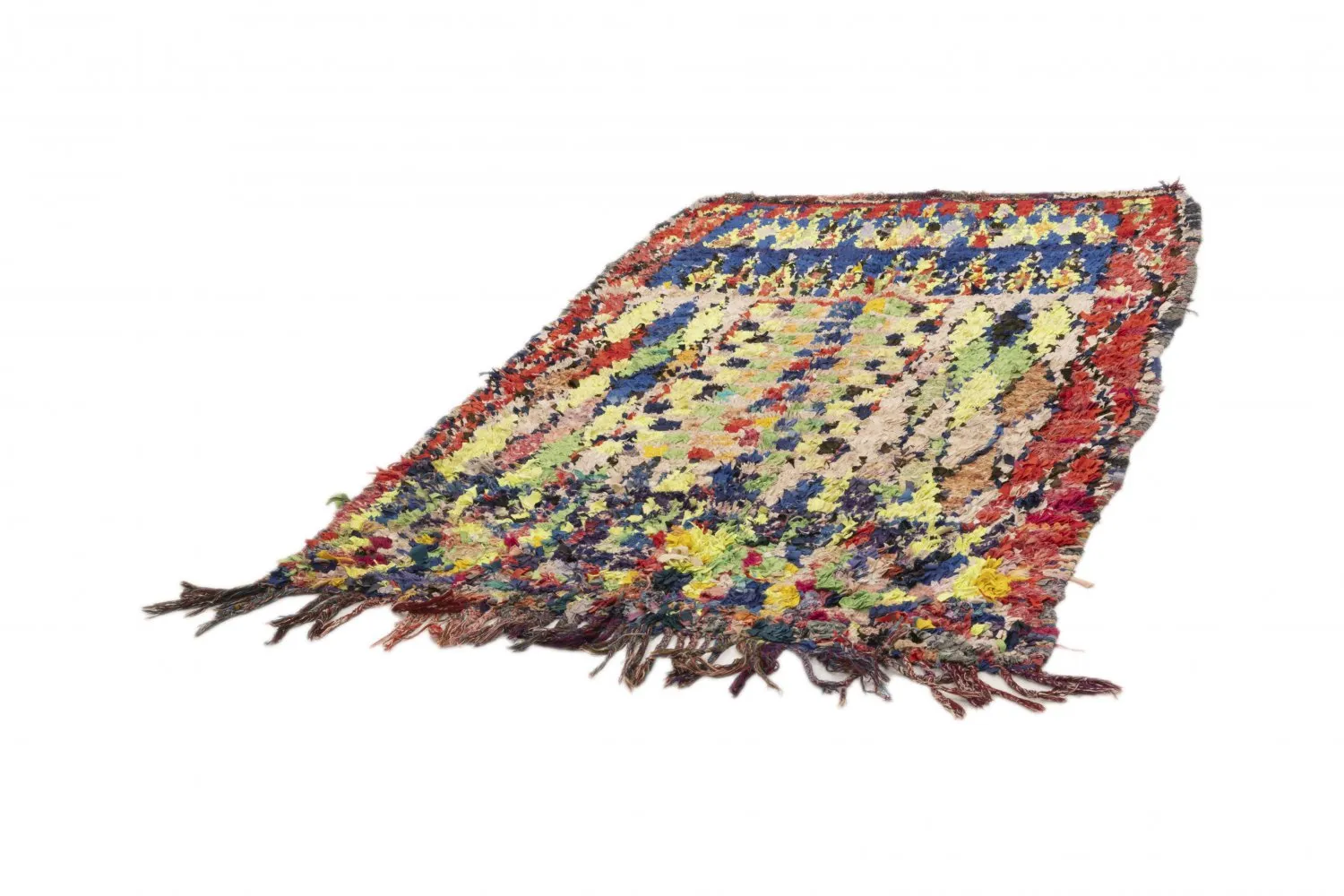 Marocký Berberský koberec Boucherouite 180 x 115 cm