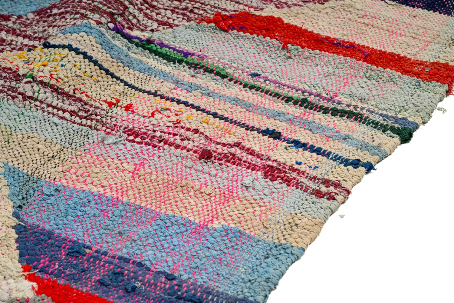 Marocký Berberský koberec Boucherouite 145 x 295 cm