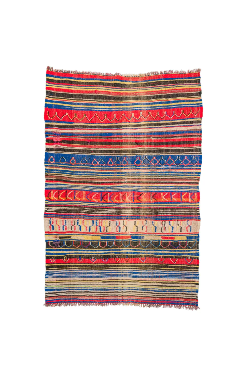 Marocký Berberský koberec Boucherouite 165 x 235 cm