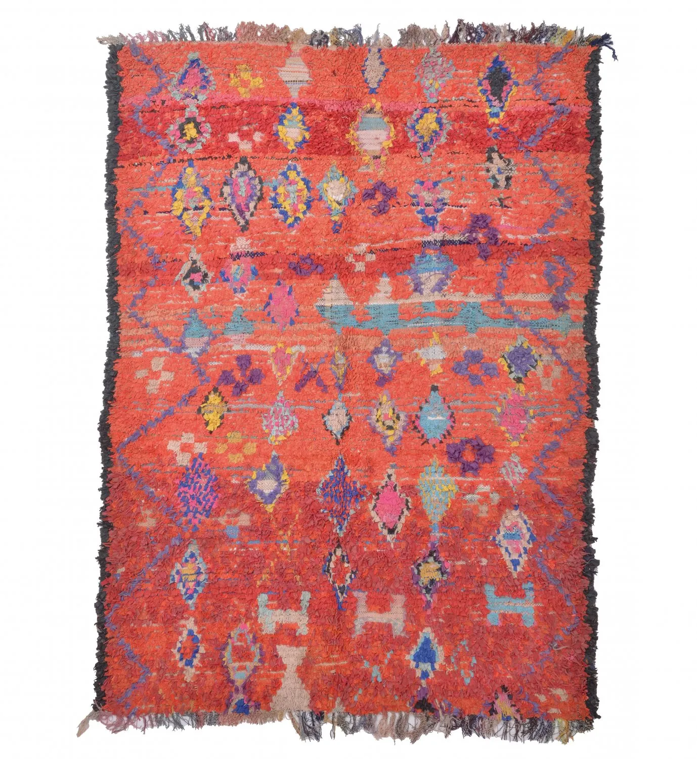 Marocký Berberský koberec Boucherouite 215 x 155 cm