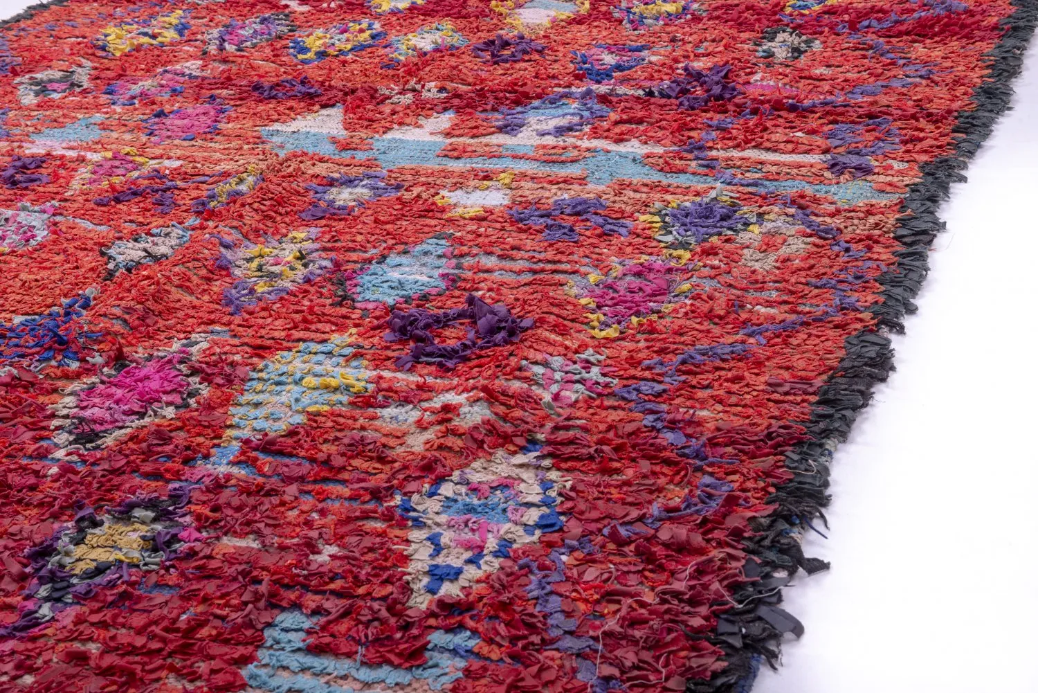 Marocký Berberský koberec Boucherouite 215 x 155 cm