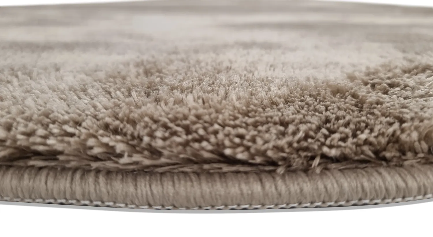 Kulaté koberce - Aranga Super Soft Fur (hnědá)