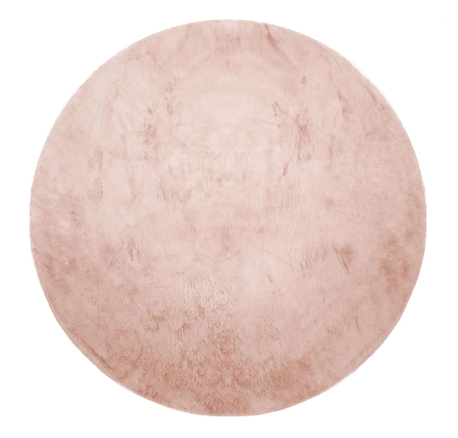 Kulaté koberce - Aranga Super Soft Fur (růžová)