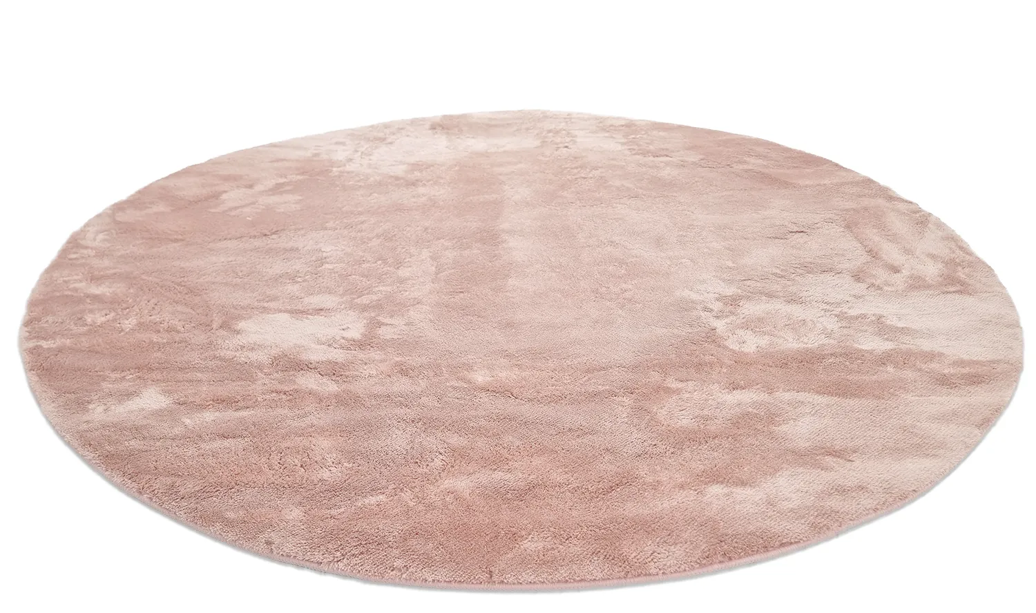Kulaté koberce - Aranga Super Soft Fur (růžová)