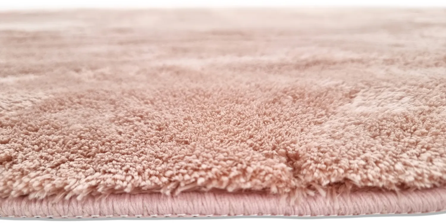 Kulaté koberce - Aranga Super Soft Fur (růžová)