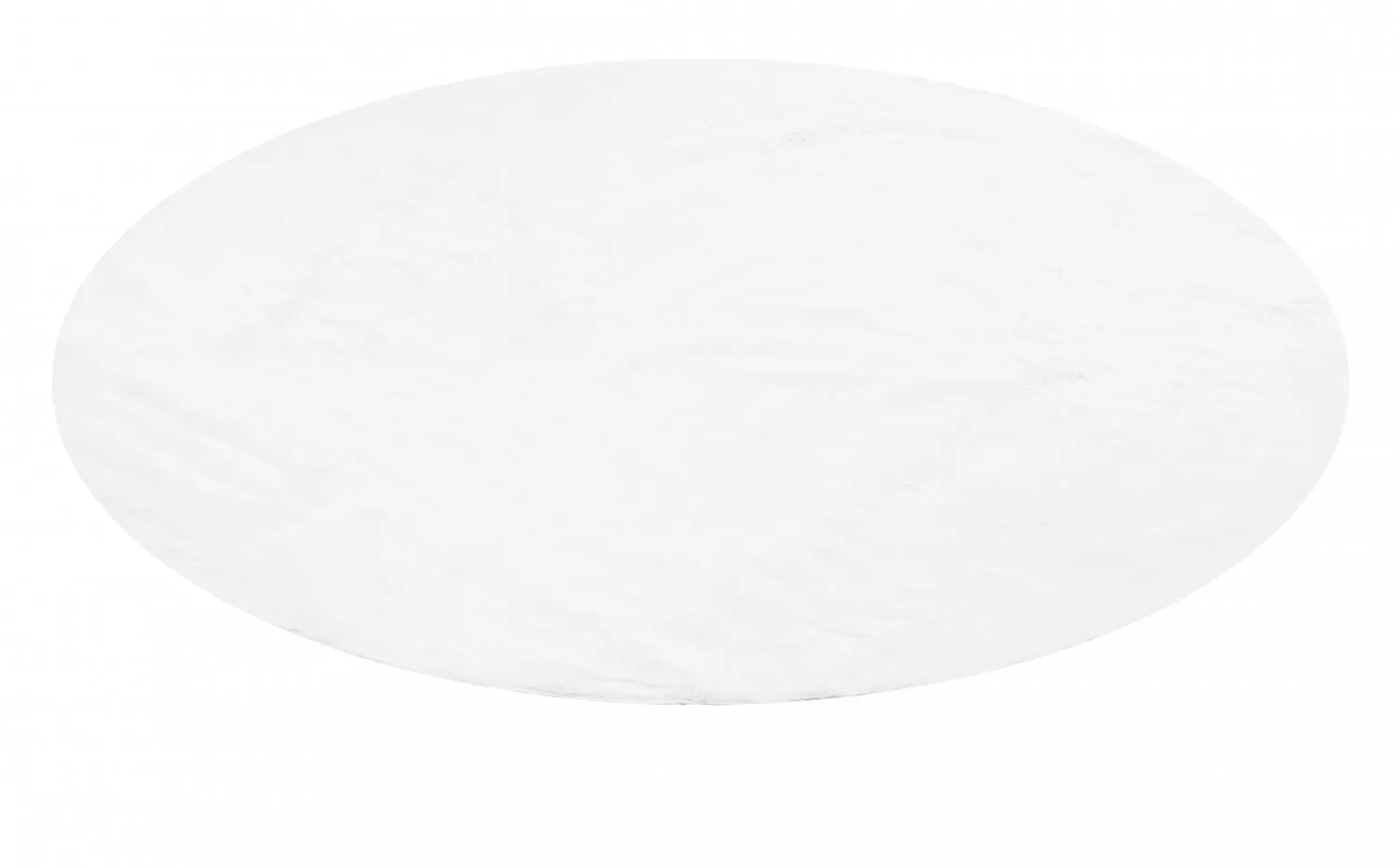 Kulaté koberce - Aranga Super Soft Fur (bílá)