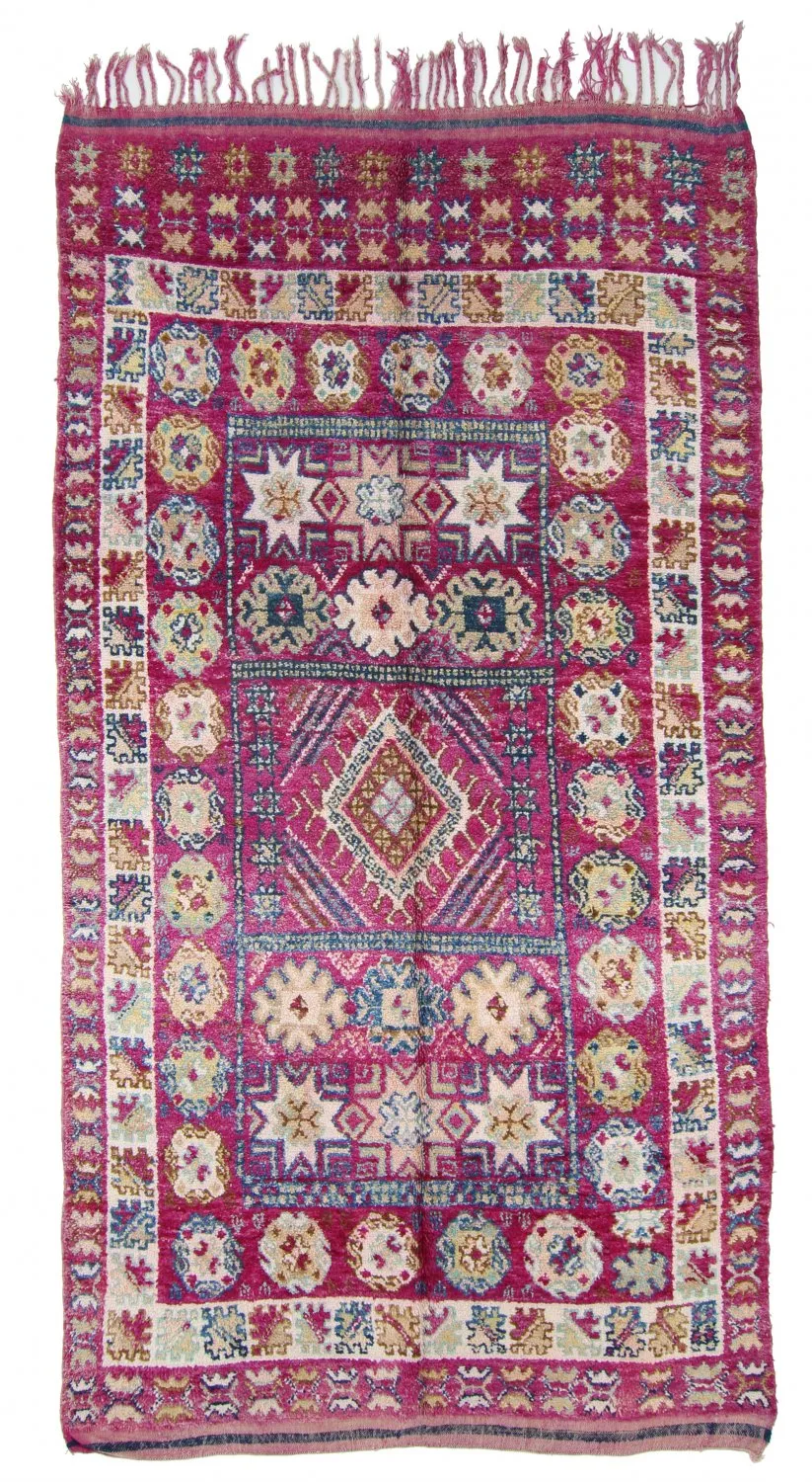 Kilim Marocký Berberský koberec Azilal 370 x 190 cm