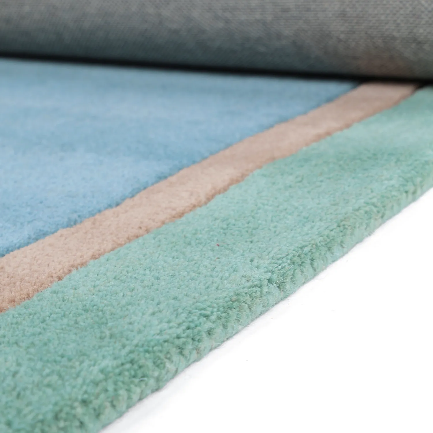 Dětský Koberec - Giraffe Hand Tufted Wool Premium (světle modrá/multi)